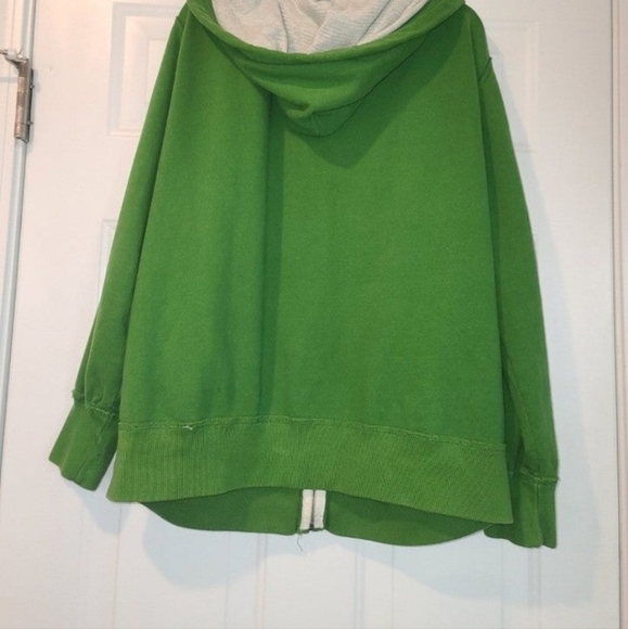 American Eagle Vintage Jacket boys2XL green front zipper Vintage fit - Picture 3 of 6